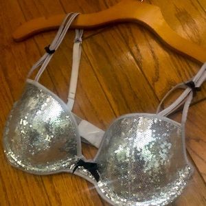 Victoria Secret Sexy Little Things Sequence Bra. Size 34D. Off Runway! Y2K